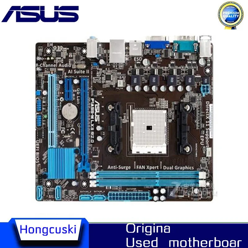 

Used A55 FM1 Motherboard For ASUS F1A55-M LX3 R2.0 Motherboard DDR3 32G SATA II USB2.0 PCI-E 2.0 Micro ATX