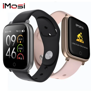

Imosi Smart horloge Q1S Bloeddruk Hartslagmeter Smart Armband Stappenteller Slaap Fitness Tracker voor Android IOS