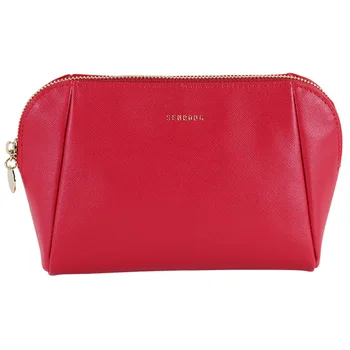 

2020 New European and American Shell Cosmetic Bag Red Nylon Waterproof Ladies Hand Holding Small Cosmetic Bag