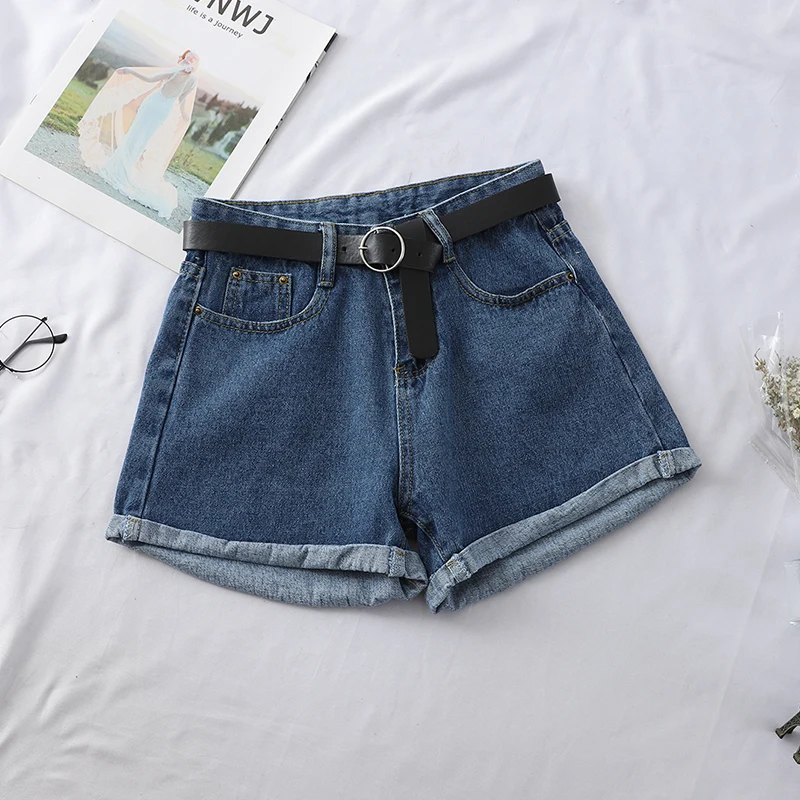 HELIAR весенние женские шорты Femenino прилегающая джинсовая одежда шорты студенческие джинсы для девочек шорты с поясом облегающие модные шорты из денима