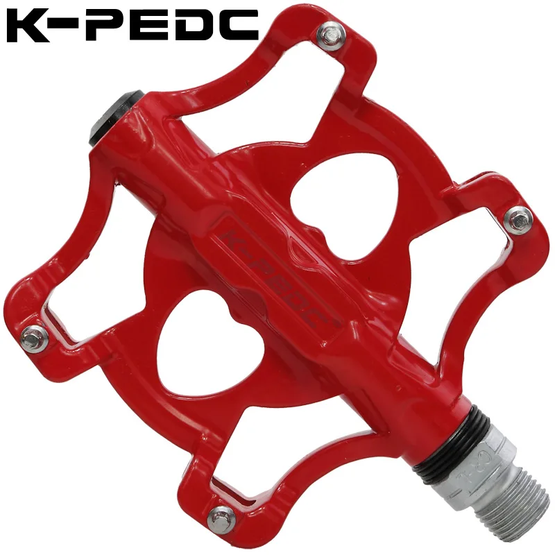 

K-PEDC Mountain Bike Bearing Pedal Road Bike Bicycle Pedal Aluminium Alloy Pedal Riding Spare Parts
