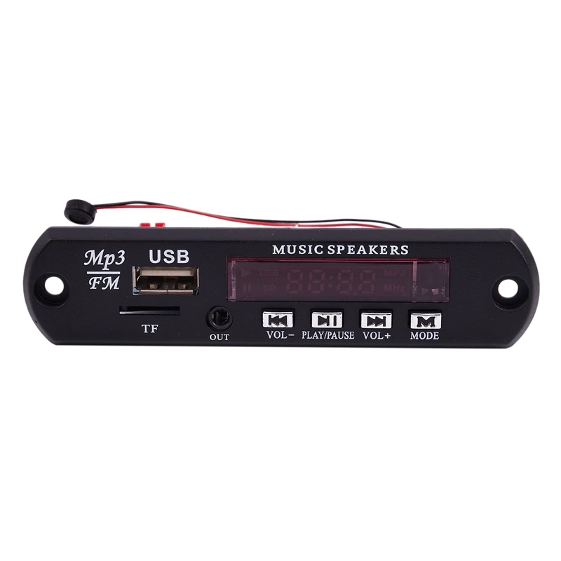 Bluetooth 4,0 стерео APE FLAC WAV WMA MP3 модуль BT Hands Free Приложение Поддержка AUX Наушники Выход FM радио USB декорация аудио доска