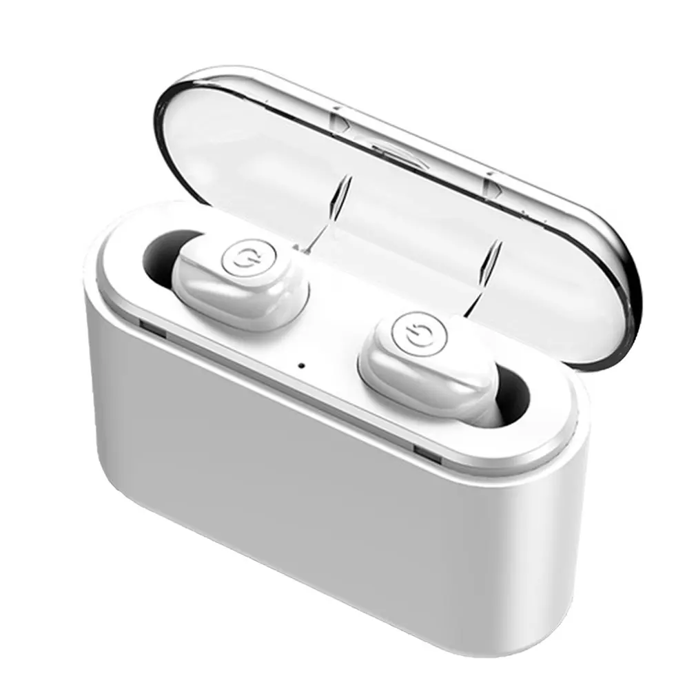 X8 беспроводные Bluetooth наушники 5D бинауральные стерео портативные гарнитуры наушники V5.0 с зарядным устройством 2200 мАч