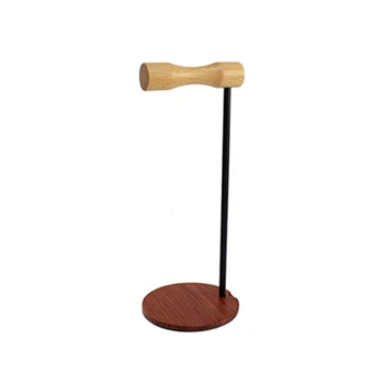 Online Schlafzimmer Schreibtisch Veranstalter Büro Tragbare Einzigen Doppel Display Aufhänger Studio Gaming Home Holz Kopfhörer Halter Headset Stand