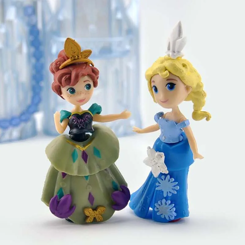 Diseny-Veilleuse princesse Elsa de la Reine des neiges 2 pour fille,  figurines de dessin animé pour chambre d'enfant, cadeau d'anniversaire pour  la maternelle - AliExpress