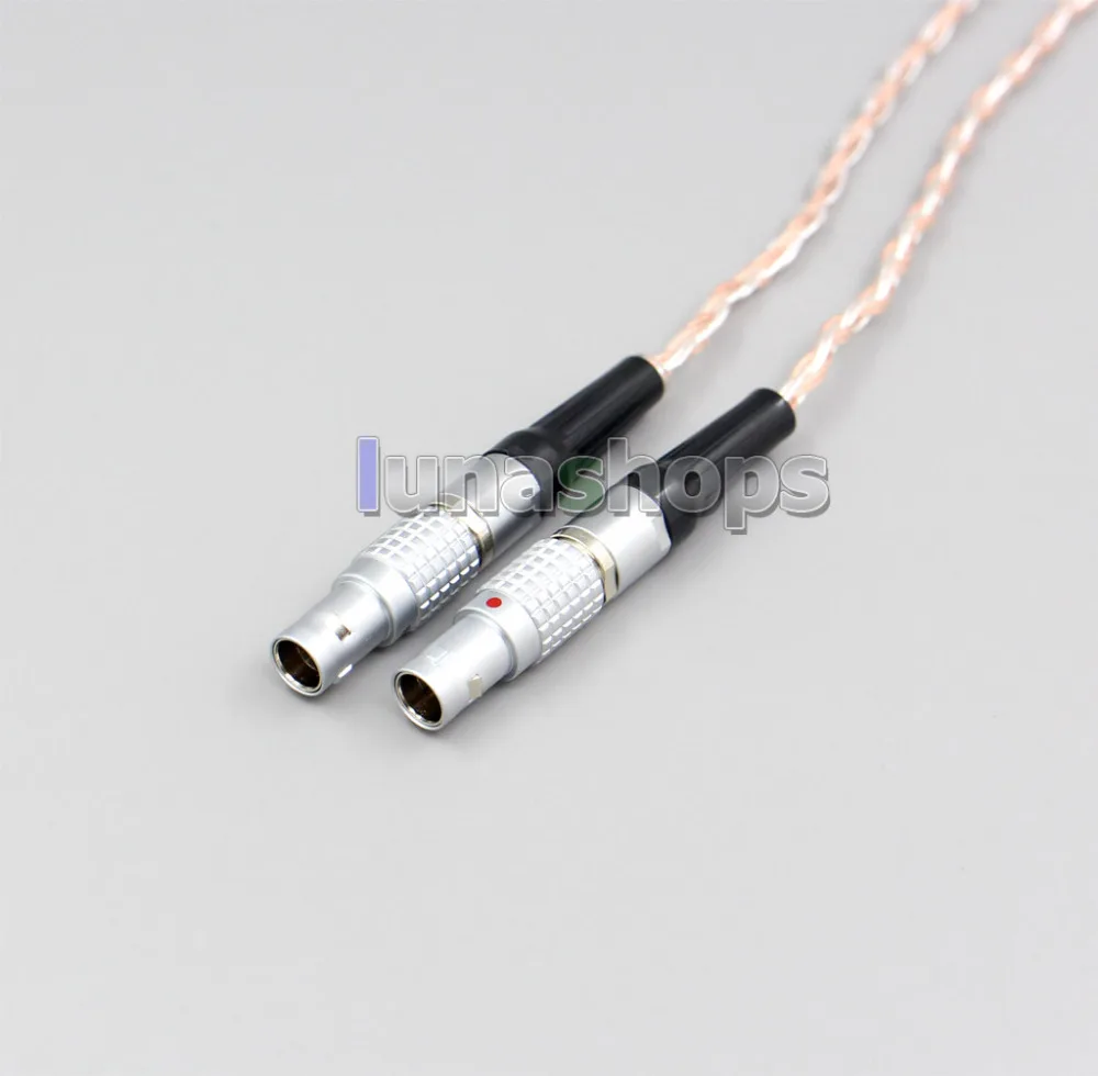2,5 мм 3,5 мм XLR сбалансированный 16 ядерный OCC Серебряный смешанный кабель для наушников для фокусных Utopia Fidelity Circumaural LN006442