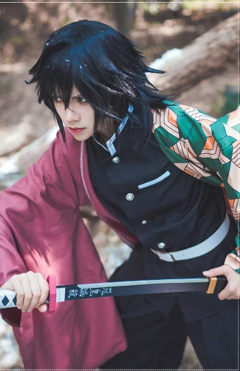 Аниме «Demon Slayer: Kimetsu no Yaiba» косплей костюм Cos Tomioka Giyuu косплей на Хэллоуин вечерние костюмы высокого качества для мужчин/женщин