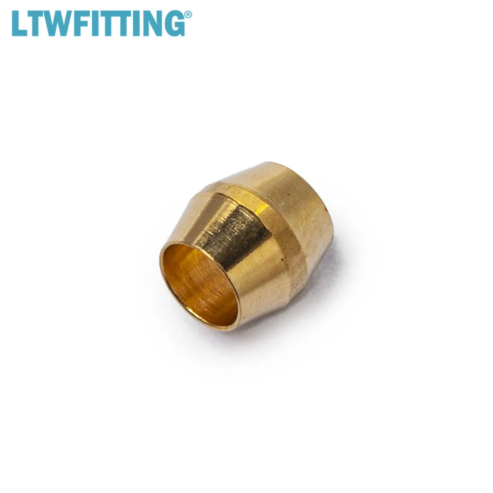 Латунный компрессионный втулка LTWFITTING 1/8 дюйма с наконечником компрессионной