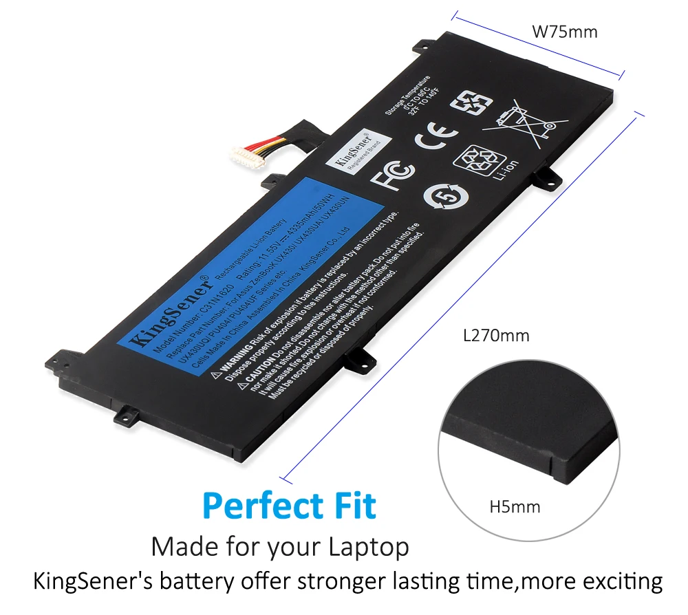 Bateria Asus ZenBook UX430