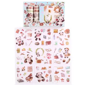 

Cute Cartoon Animal Washi Tape Japanese Paper Stickers Set Adhesive Masking Label Scrapbooking