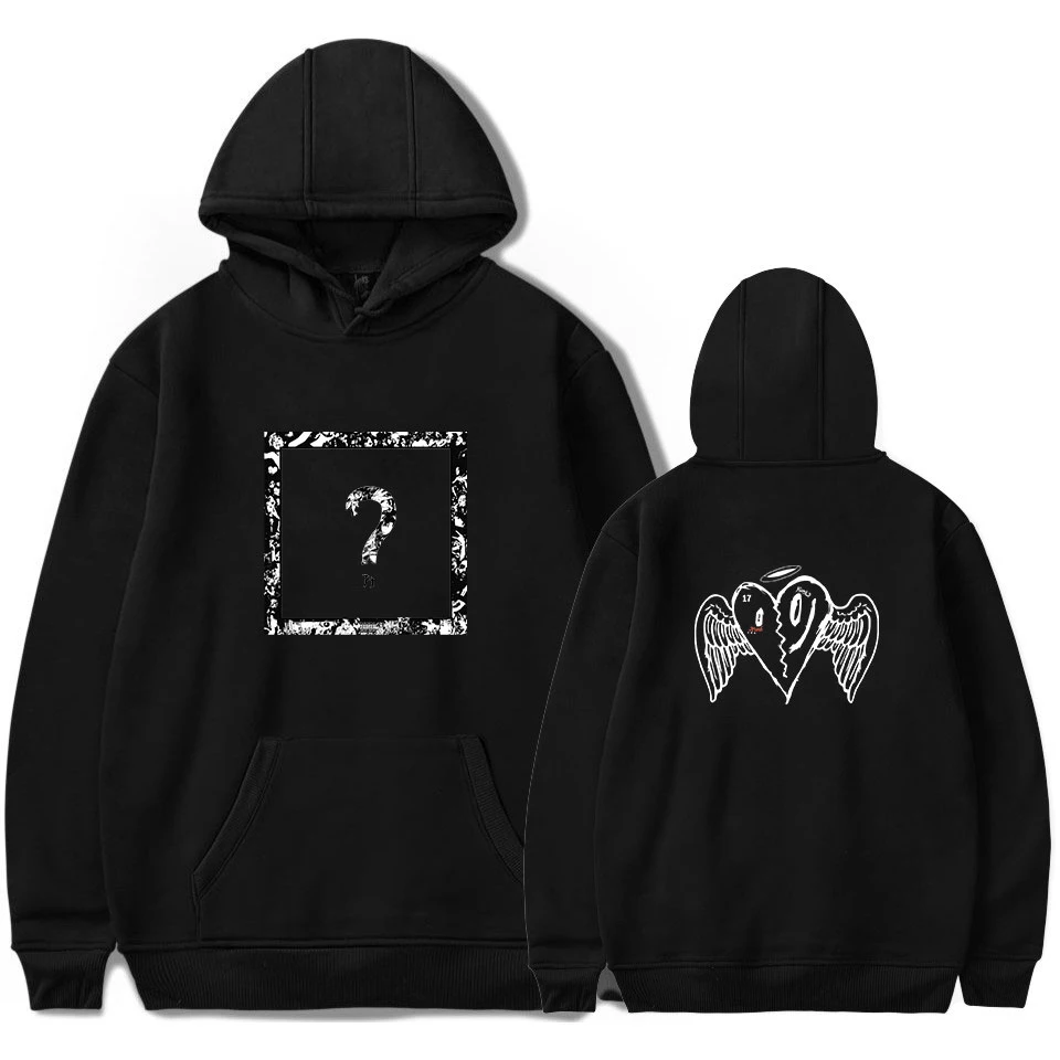 XXXTentacion Hoodies Men's Fashion Harajuku Vintage Hip Hop Streetwear Sweatshirt Rapper Plus Size Clothing | Мужская одежда