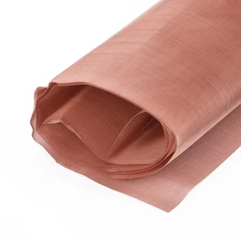 

200 Microns 80 Mesh Copper Woven Wire Filter Screen 12X36 Inches Practical New