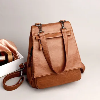 

1PCS Multifunctional Baggage Women's New Fashion Shoulder Bag Personality Trend Dual Purpose Single Shoulde Backpack