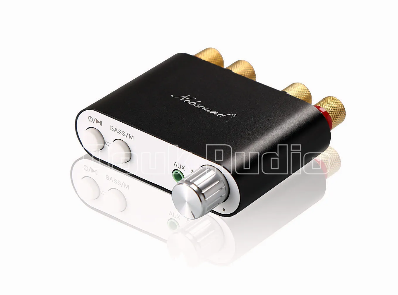 Nobsound NS-10G мини TPA3116 Bluetooth цифровой усилитель мощности стерео HiFi усилитель для домашнего аудио 50 Вт* 2 - Цвет: Черный
