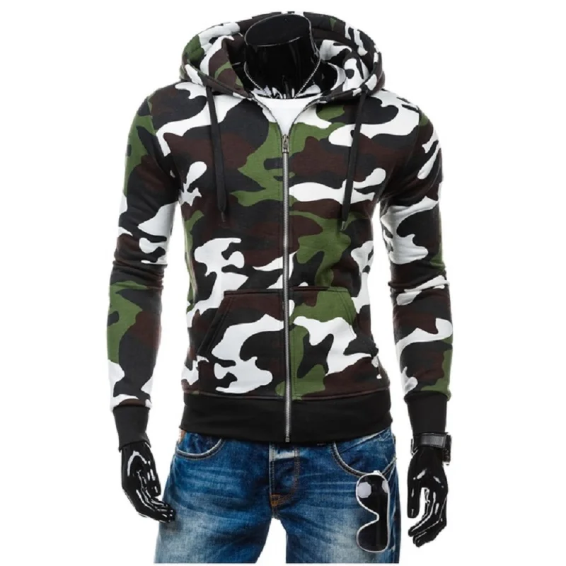 ZOGAA модные мужские толстовки спортивный костюм Повседневный Одноцветный длинный