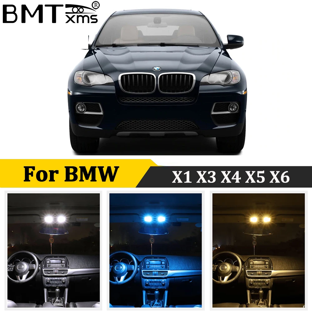 BMTxms Canbus Автомобильный светодиодный Интерьер Карта Купол Footwell комплект освещения