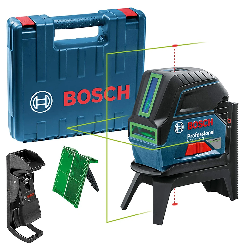 Bosch GLL 2-15 Line Laser compact cross line laser for professionals 