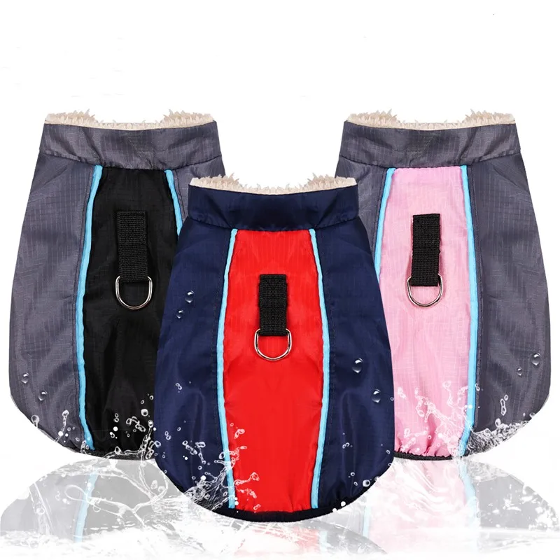 Winter Pet Dog Clothes Warm Big Dog Coat Puppy Clothing Waterproof Pet Vest Jacket For Small Medium Large Dogs Golden Retriever