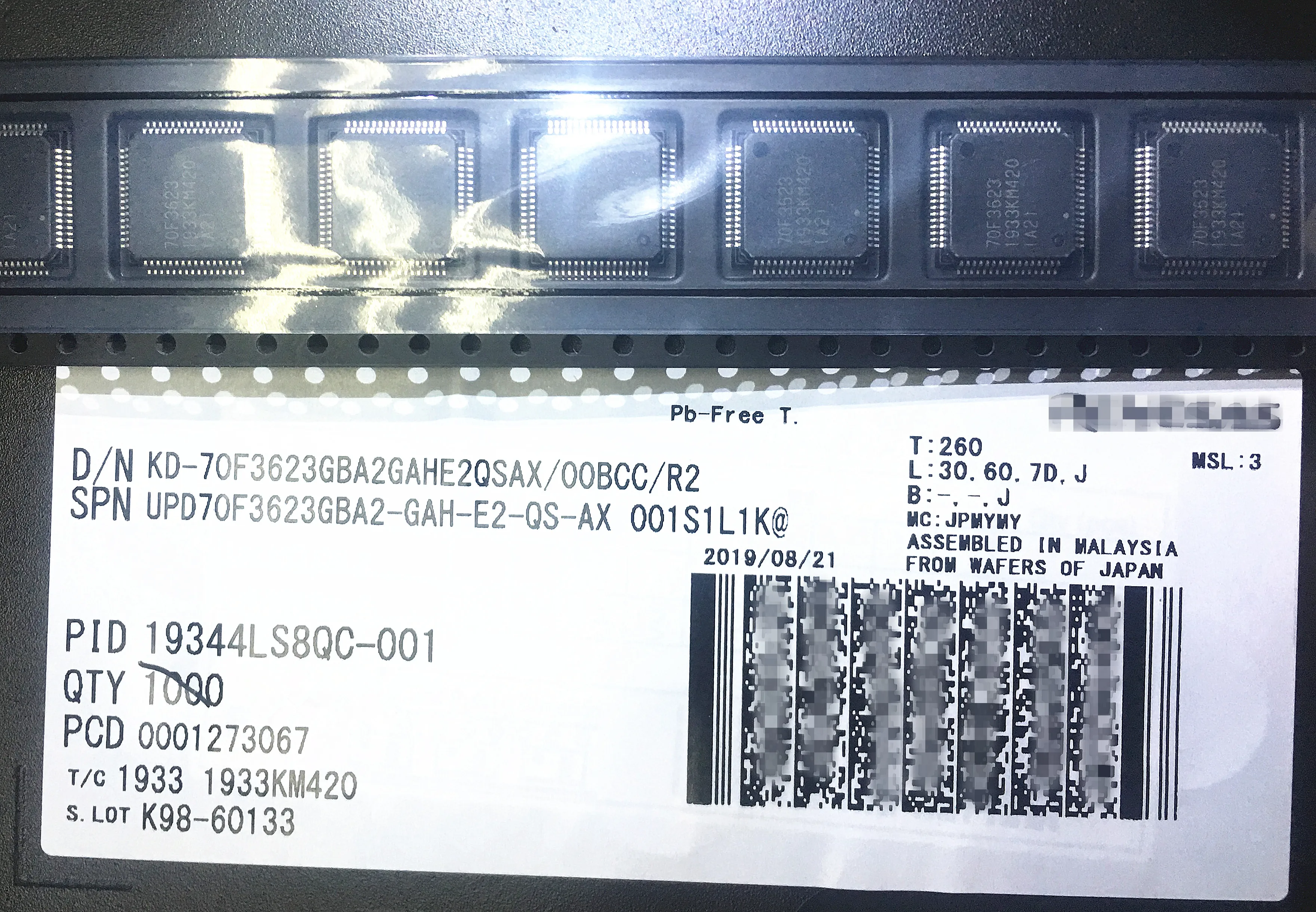 UPD70F3623GBA2-GAH-E2 70F3623