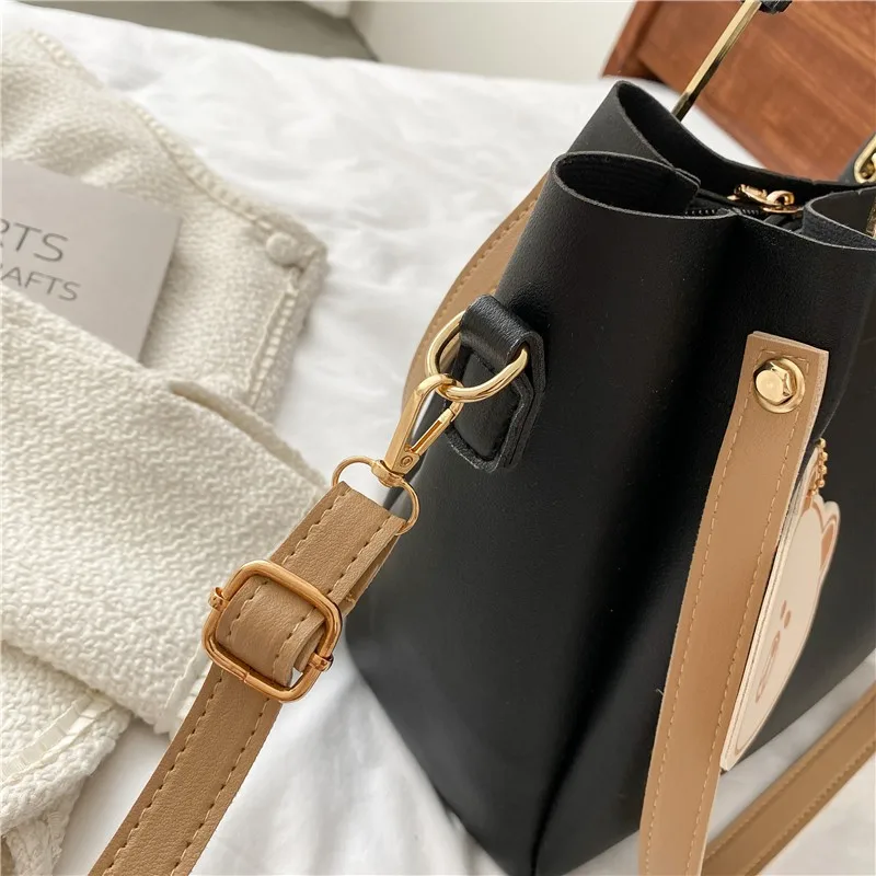 Luxury Handbags Designer Letter Pu Leather Women Shoulder Bags High Capacity Ladies Crossbody Bag Fashion Casual Female Tote Bag