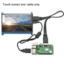 7 дюймов емкостный модель HDMI практичный игровой HD 1024x600 сенсорный экран ЖК-дисплей монитор Компьютерные аксессуары для Raspberry Pi