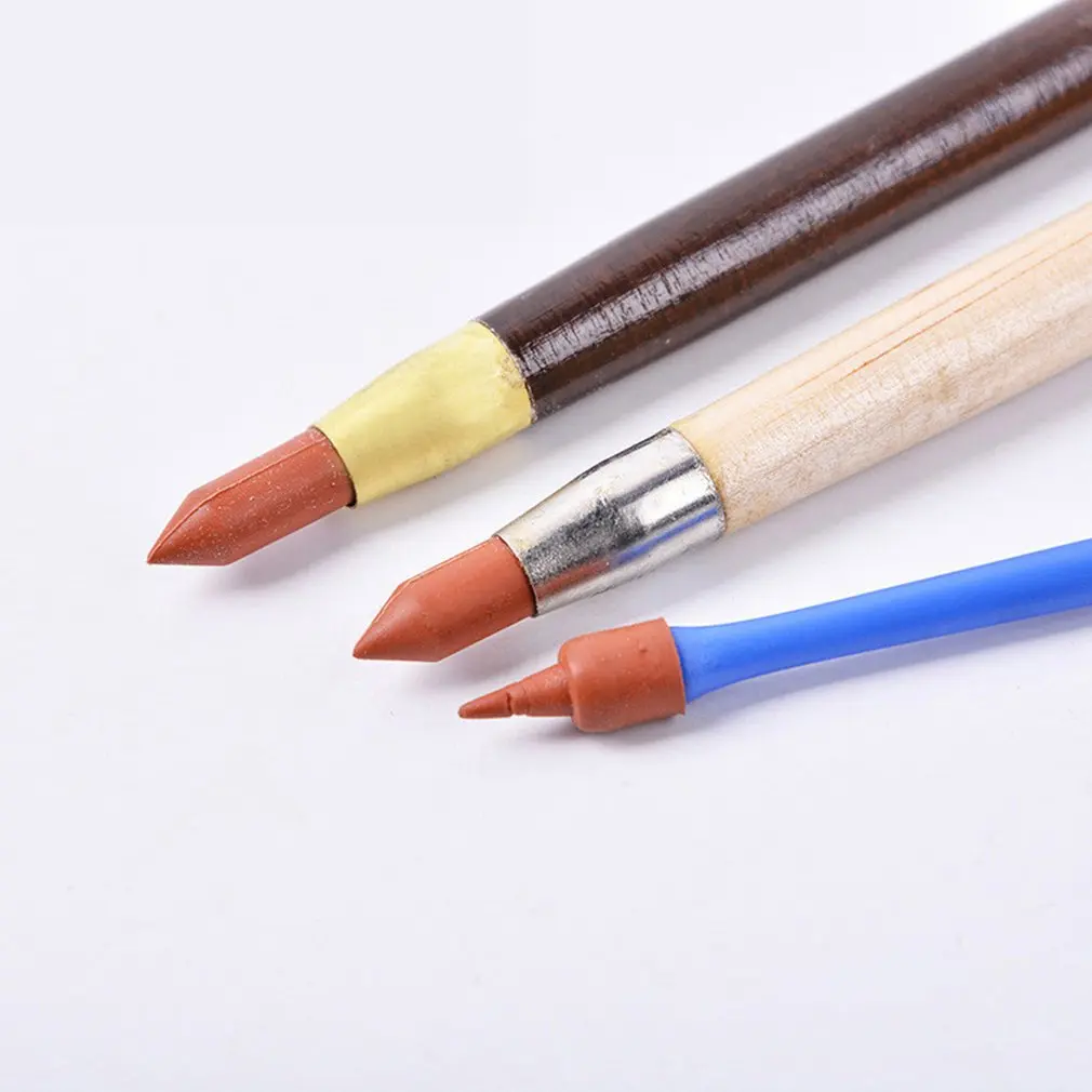 Soft Head Rubber Pen Ceramic Clay Tool Painting Professional Nail Carving Art Supplies Nail New Tool Nail Silicone Pen