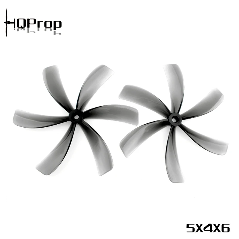HQPROP 5X4X6 5040 6-Blade PC Propeller for RC Multirotor 5inch FPV Freestyle Cinewhoop Cinelifter Drones DIY Parts