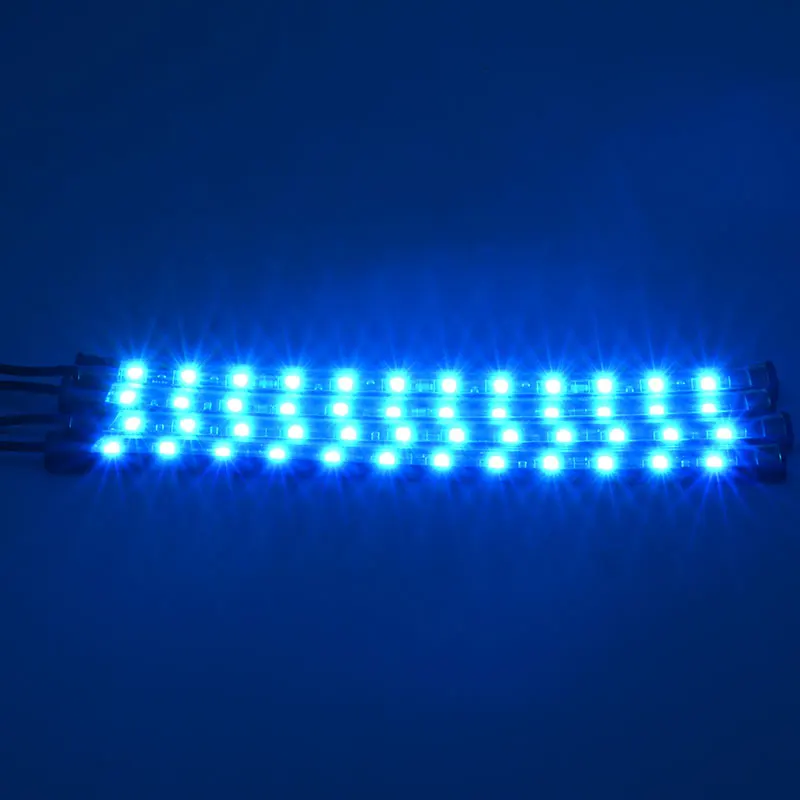 Mayitr 4 шт. 12LED RGB автомобильный интерьерный неоновый светильник многоцветный режим W/пульт дистанционного управления для авто интерьерного пола или приборной панели