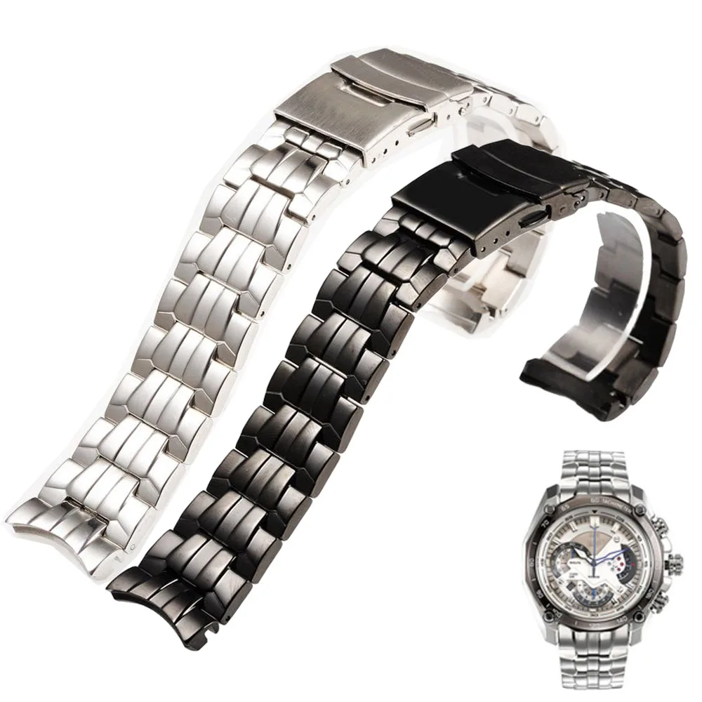 Ремешок из нержавеющей стали для Casio EF 550 22 мм | Наручные часы
