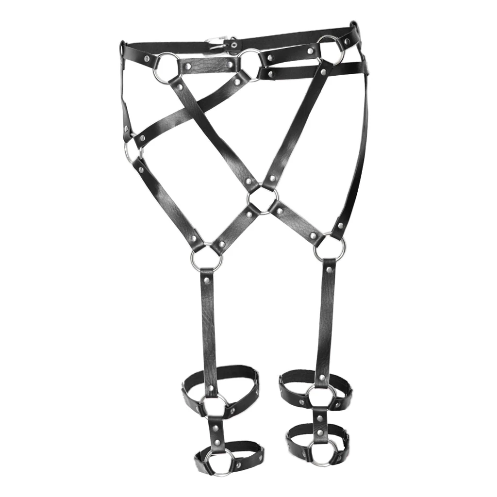 Women Waist Leg Harness Garter Belt High Thigh Stockings Suspender Clubwear