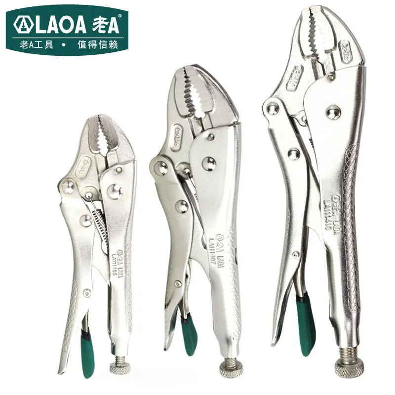 

Old a Chrome Molybdenum Steel round Mouth with Edge Vise Grips/Fish Lip Grip shui guan qian Plier 5' '7'