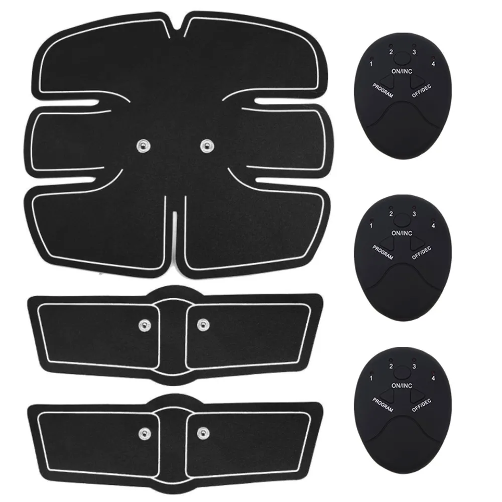 Abdominal Muscle Trainer Stimulator Body Slimming Machine Muscle Exerciser Training Tool Fat Burning Massager Fitness Equipment