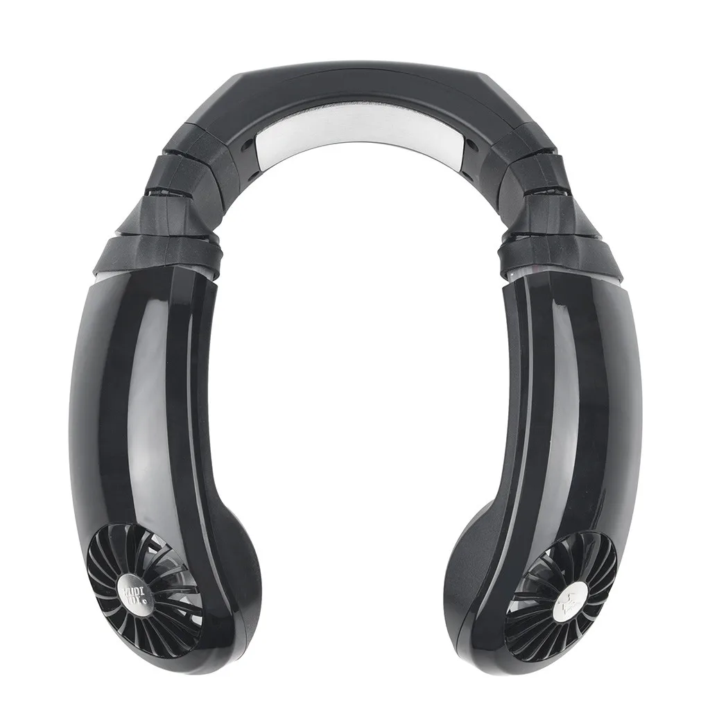 

USB Rechargeable Portable Fan Neck Fan Neckband High Quality Adjustable Neck Band Fan Super Power Storage Cooler Dropshipping