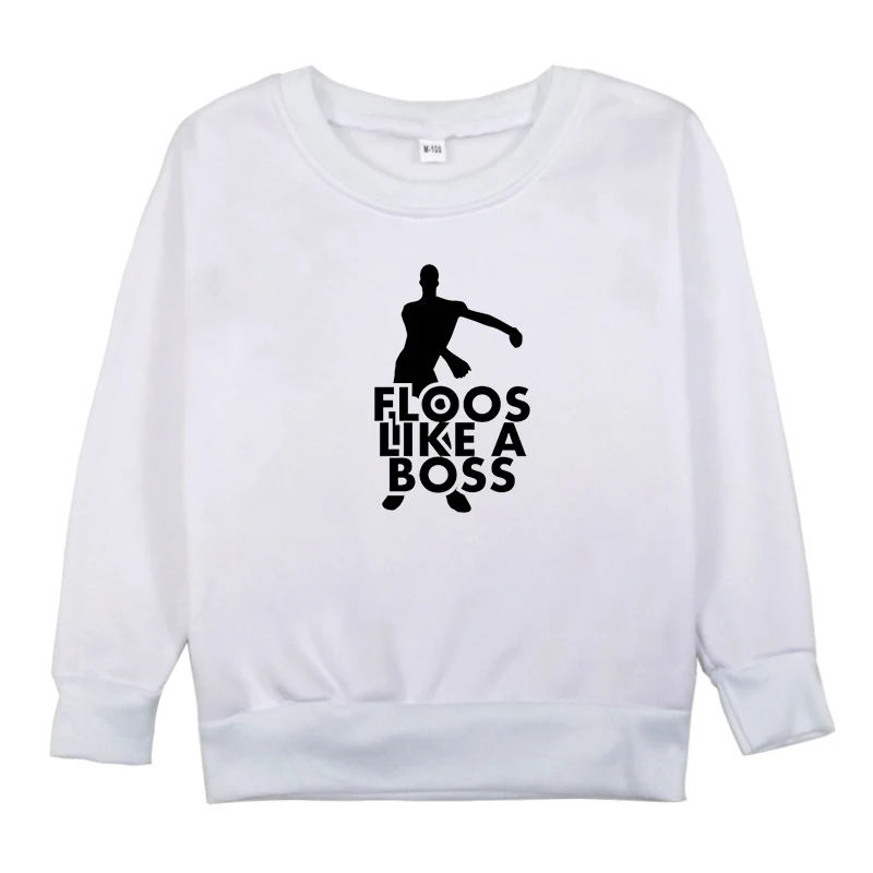 Floss Like A Boss Fashion Long Sleeve T Shirt Winter Warm Tops Kids Baby Hoodies In Boys Girls Sweatshirts Sportwear Tops Hot - Цвет: Hoodies 8