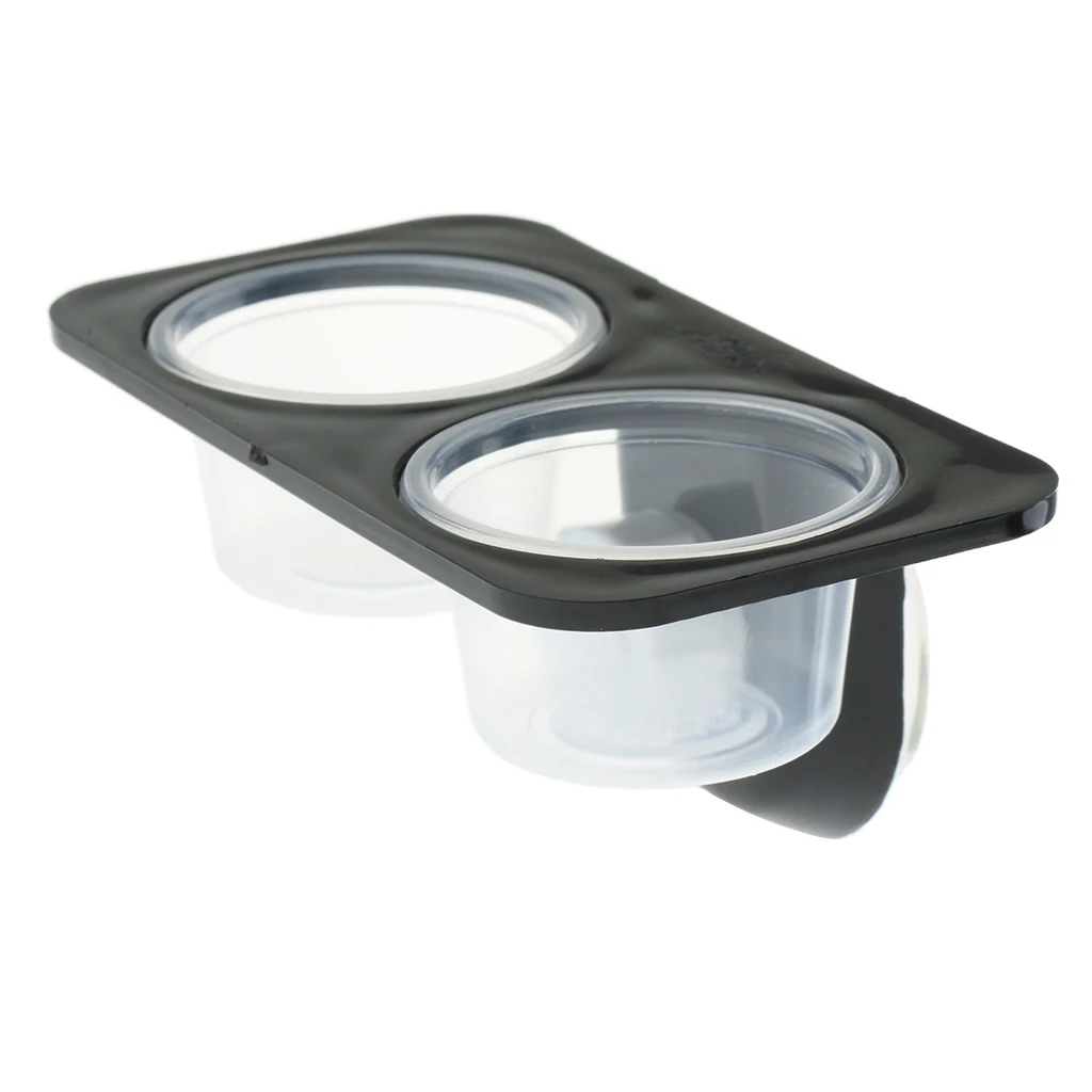 Reptiles & Amphibians Lizard Gecko Suction Cup Feed Bowls Food Container with Bowl for Reptile Food and Water Feeding