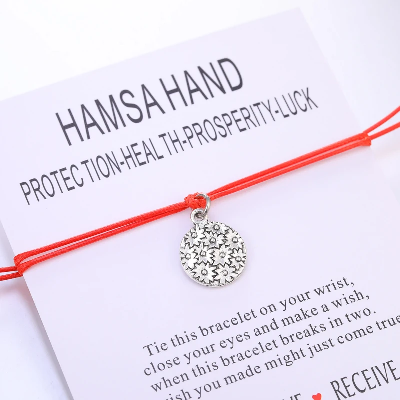 Red String Bracelets Очаровательные браслеты «Древо жизни» для женщин и мужчин, пара счастливых красных струн, браслеты дружбы, браслеты, ювелирные изделия - Окраска металла: Red String Bracelets