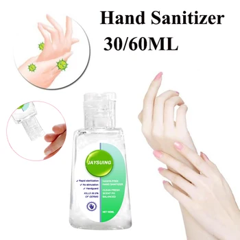 

30/60ml Travel Portable Mini Hand Sanitizer for Kids Anti-Bacteria Moisturizing Disposable Waterless Hand Gel Handgel
