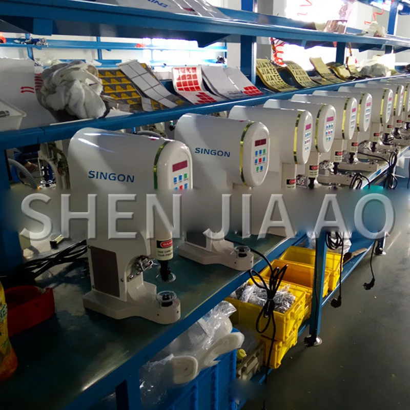  1PC 818 Electric Control Buckle Machine Big White Buckle Four Button Buckle Device Tool Computer Di