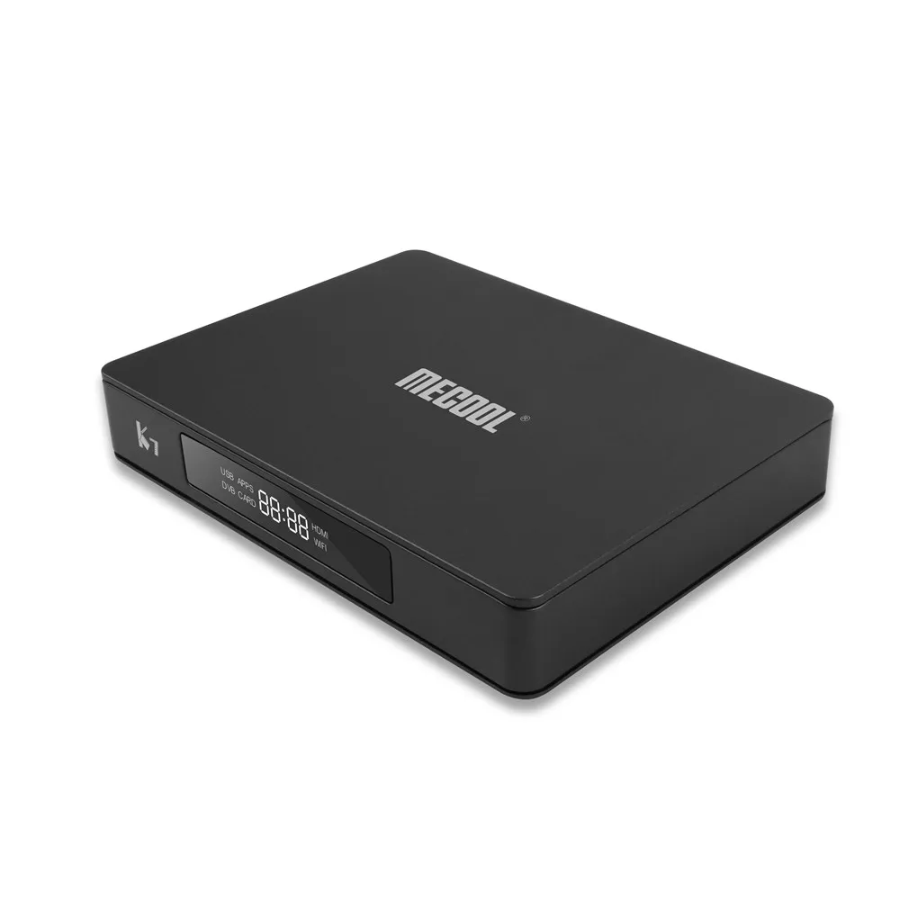 Медиаплеер MECOOL K7 DVB s2-t2-C Android 9,0, Amlogic S905X2, 4 Гб DDR4, 64 Гб ПЗУ, 2,4G, 5G, WiFi, USB3.0, 100 Мбит/с, 4K