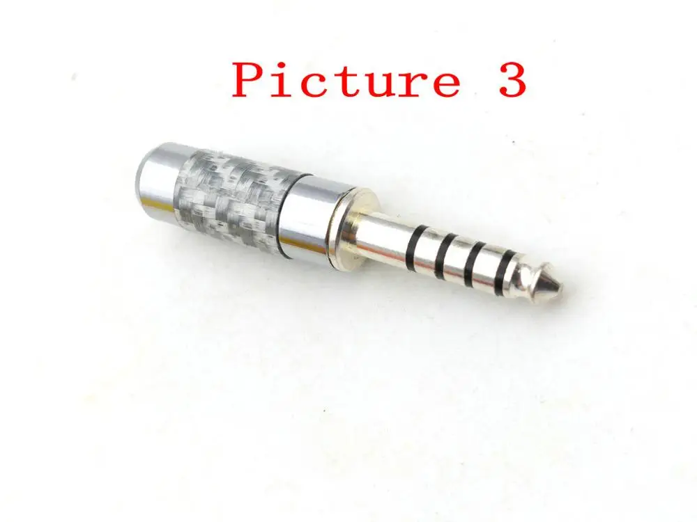 20pcs 4 4mm 5Pole plug Headphone Earphone DIY Plug for Sony PHA 2A TA ZH1ES NW WM1Z NW WM1A adapter