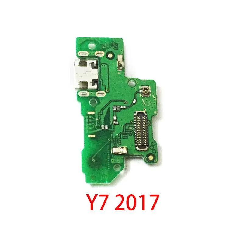 Y7 2017 USB Мощность зарядный разъем для подключения к Порты и разъёмы док-станция гибкий кабель для huawei Y6 Y5 Y7 Pro Y9 Prime P Smart - Цвет: Y7 2017