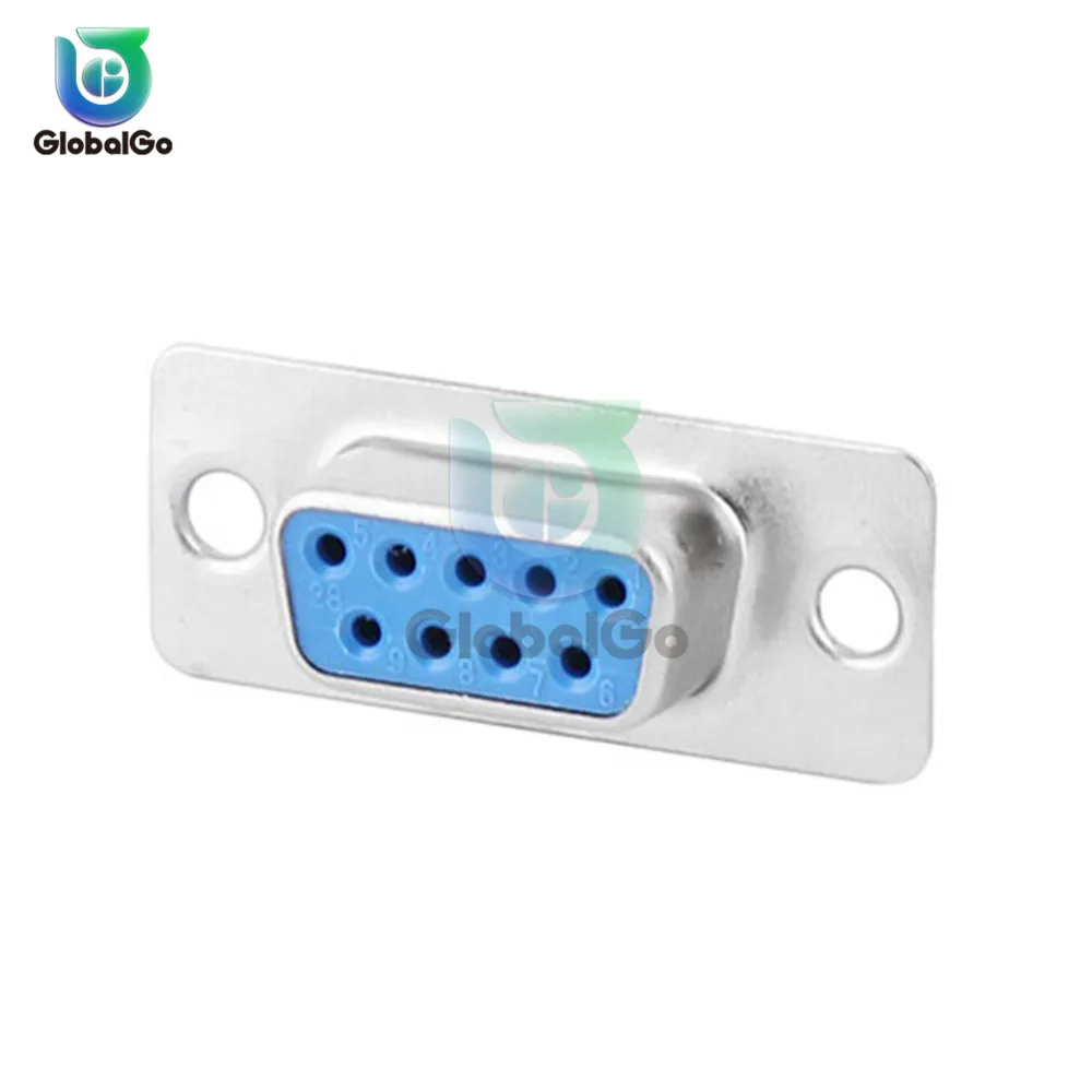 DB9 9 контактный D-SUB штекер гнездо разъем DB9 к RJ45 разъем адаптера