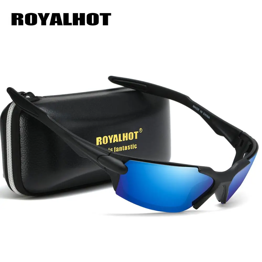 

RoyalHot Blue Polarized Sport Sunglasses Men's Driving Shades Male Sun Glasses Driving Travel Fishing Classic Sun Glasses