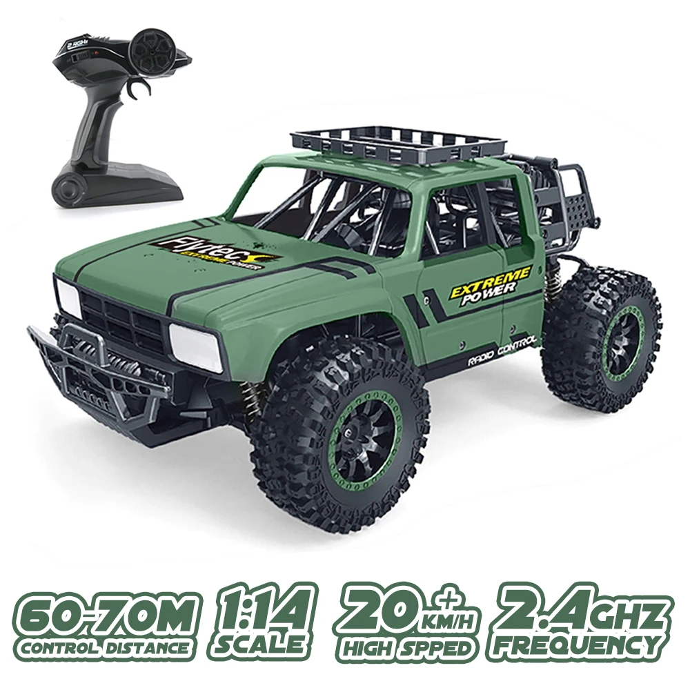 Flytec SL-151A RC автомобиль 1/14 2,4 ГГц Внедорожный гоночный автомобиль скалолазание автомобиль десерт багги RC игрушки подарки на день рождения для детей