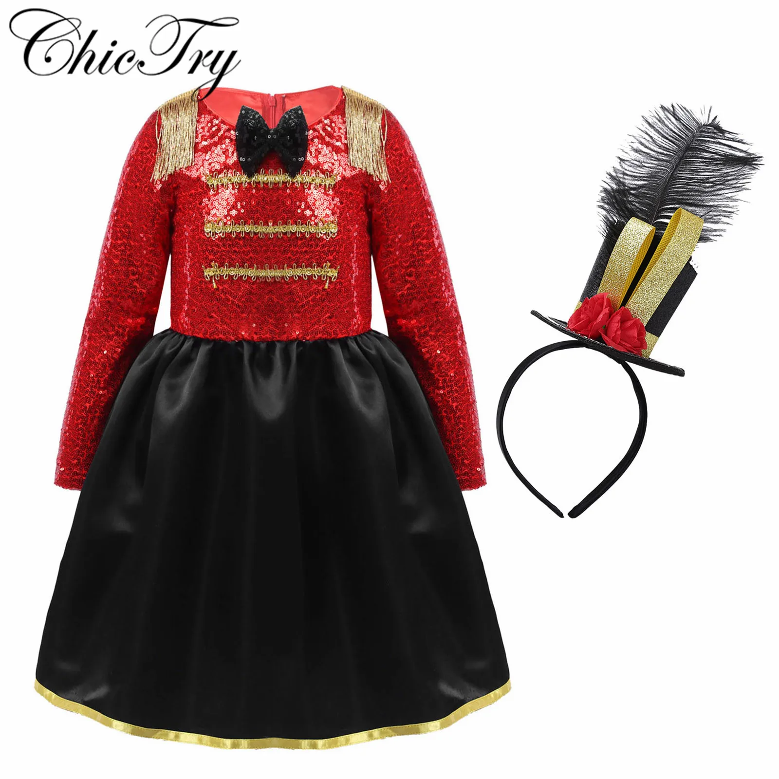 Для маленькой девочки Цирк манежа принцессы вечерние платья Детские костюмы