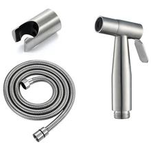 Handheld Bidet Spray Shower Set Toilet Shattaf Sprayer Douche Kit Bidet Faucet With Shower Holder And 1.2M Shower Hose