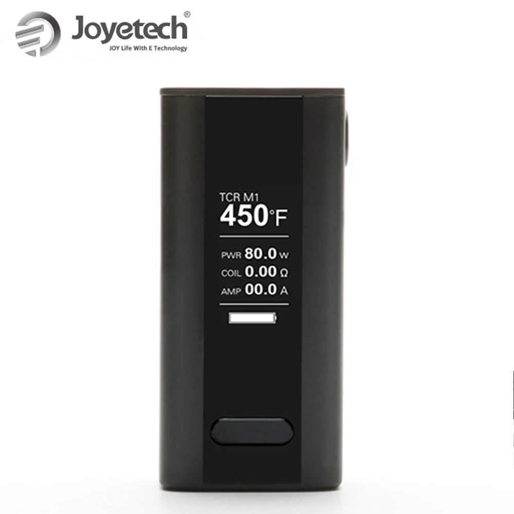 Распродажа! Joyetech кубовидный мини-аккумулятор мод 80 Вт со встроенным 2400 мАч батарейным модулем коробка электронной сигареты VS x priv vape - Цвет: Черный