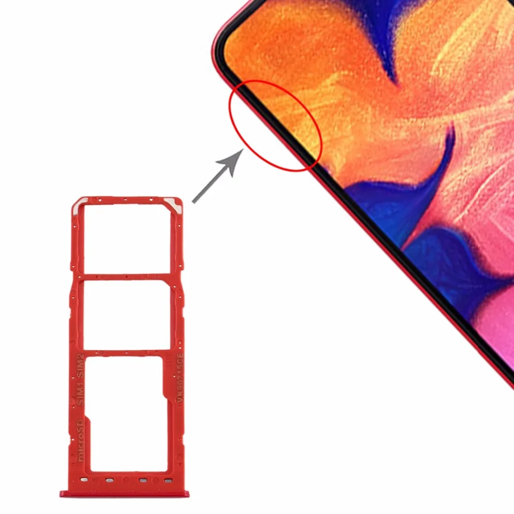 Лоток для sim-карт+ лоток для карт памяти Micro SD для Galaxy A10