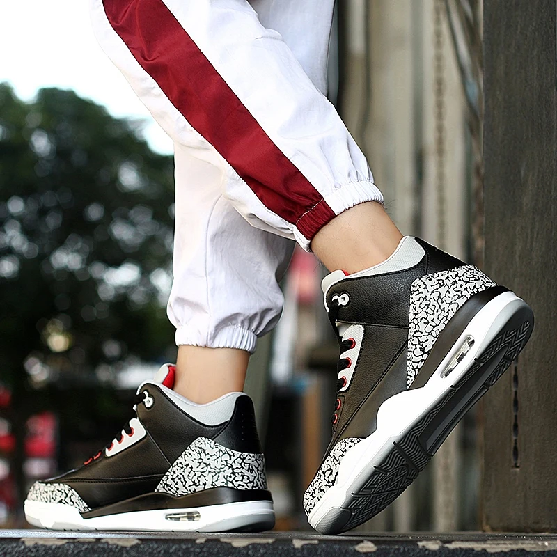 Мужские баскетбольные кроссовки высокого качества Jordan Zapatillas Basquetball Hombre Air амортизирующие кроссовки для баскетбола, мужские кроссовки в стиле ретро