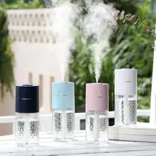 

Humidifier Timing USB Ultrasonic Dazzle Cup Humidifier Essential Oil Diffuser Cool Mist Maker Air Purifier Car Accessories Car